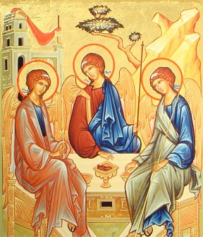 Икона Святая Троица «Ветхозаветная»